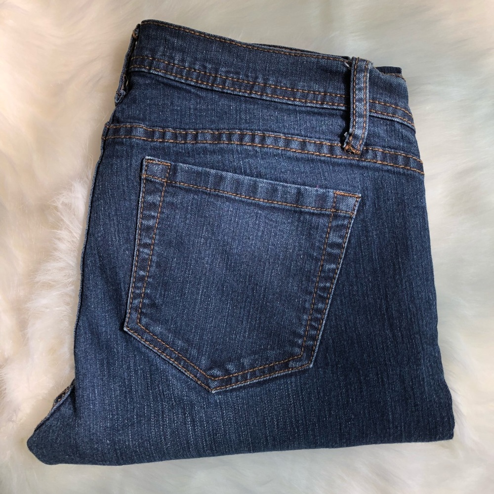 21 Denim stretchy side zip jeans